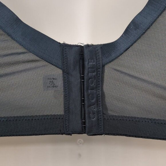 Lane Bryant Cacique Womens Bra Cool Bliss Balconette 48DD Black Underwire - Picture 8 of 10